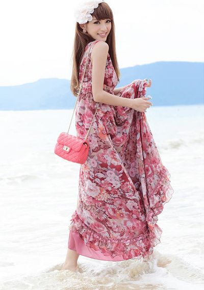 แฟชั่น แม็กซี่เดรสยาว ชุดสุดฮอตสำหรับซัมเมอร์นี้