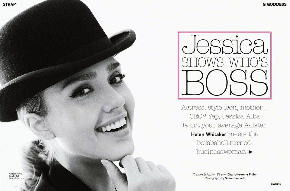 Jessica Alba @ Glamour UK May 2013