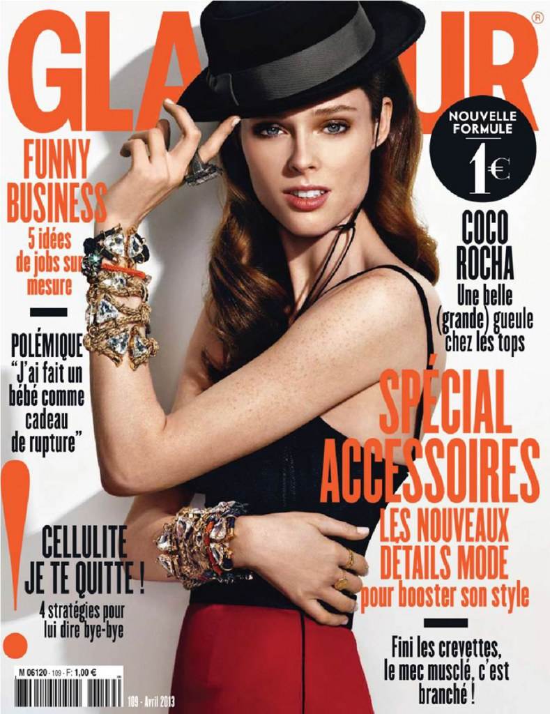 Coco Rocha @ Glamour France April 2013