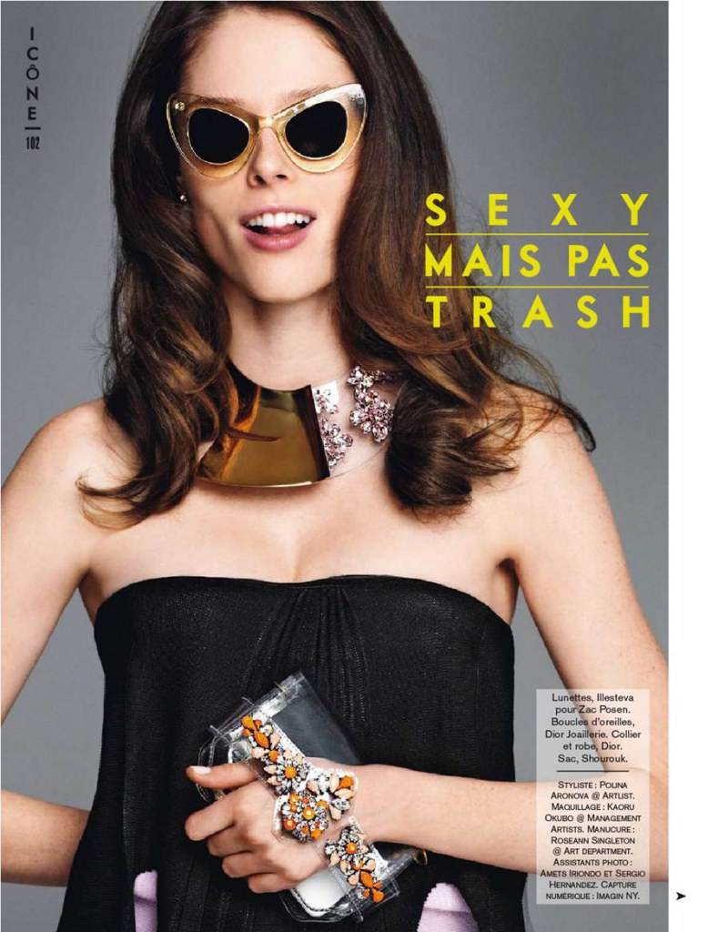 Coco Rocha @ Glamour France April 2013