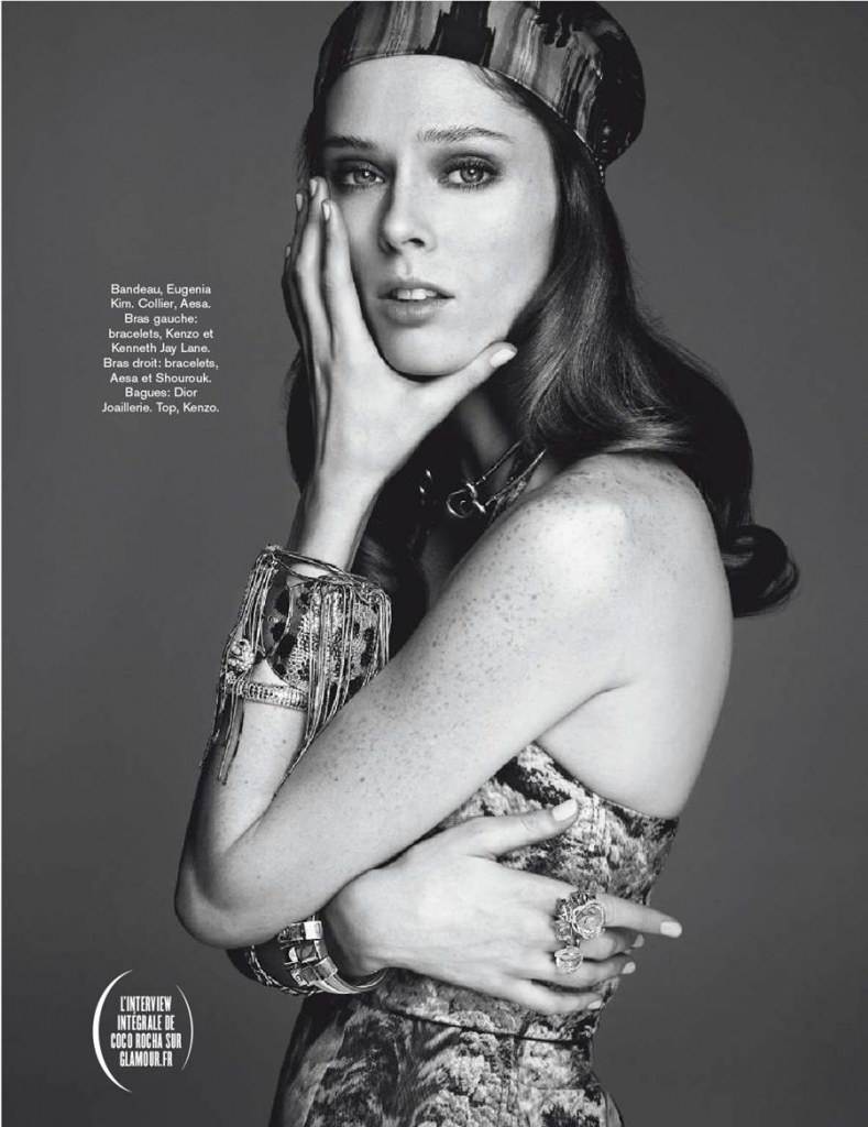 Coco Rocha @ Glamour France April 2013