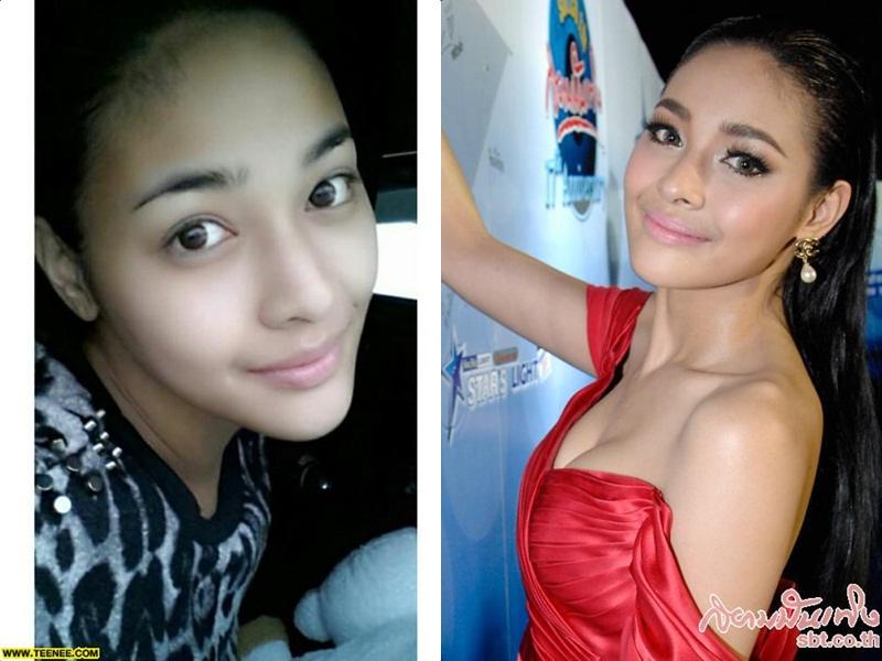 ดารา ก่อน-หลัง แต่งหน้า