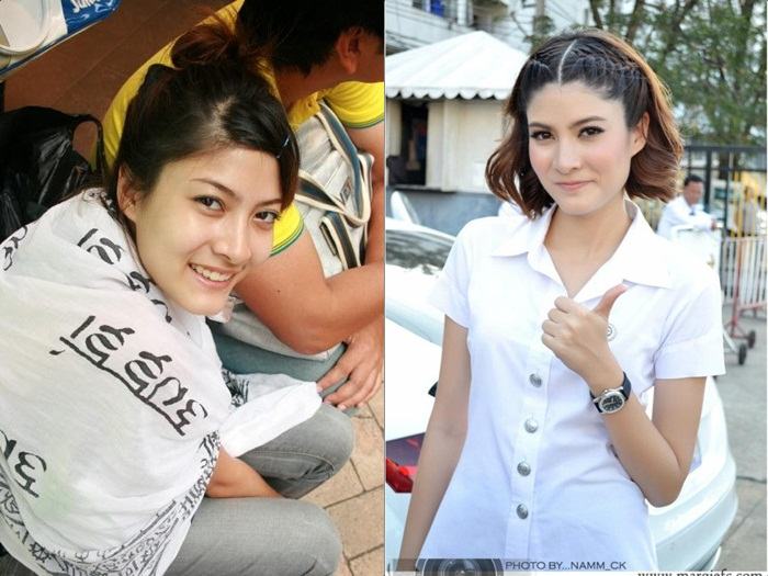 ดารา ก่อน-หลัง แต่งหน้า