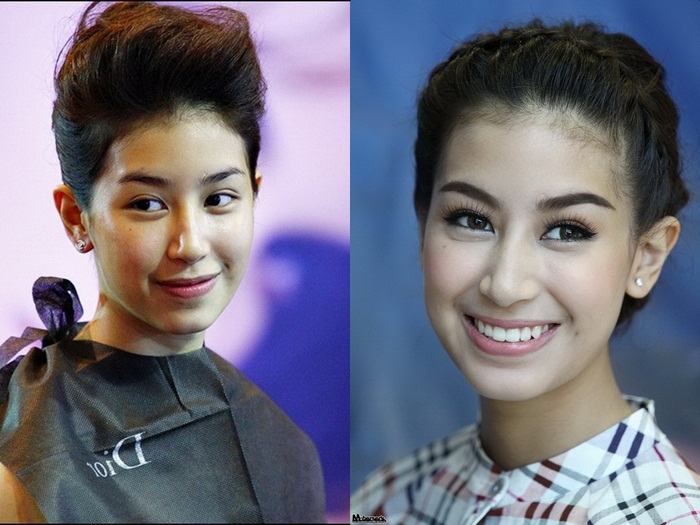 ดารา ก่อน-หลัง แต่งหน้า