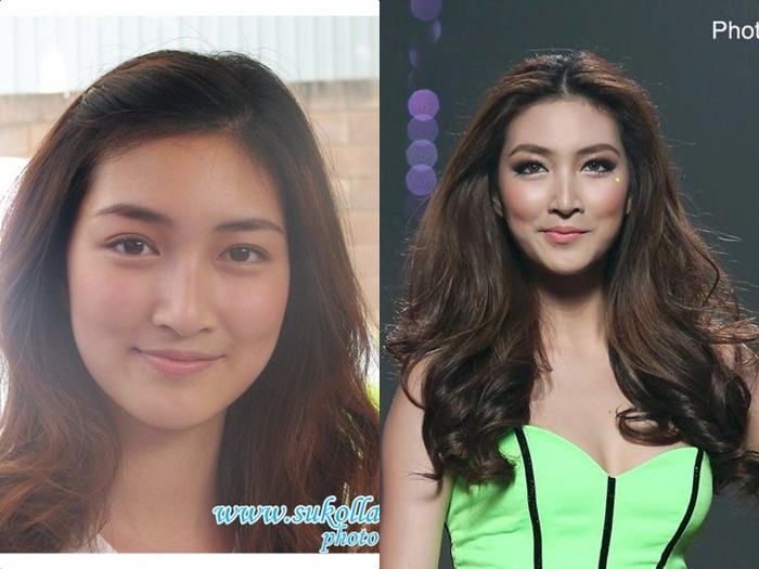 ดารา ก่อน-หลัง แต่งหน้า