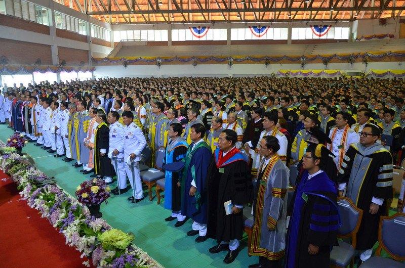 พิธีพระราชทานปริญญาบัตร มหาวิทยาลัยมหาสารคาม ประจำปี 2555