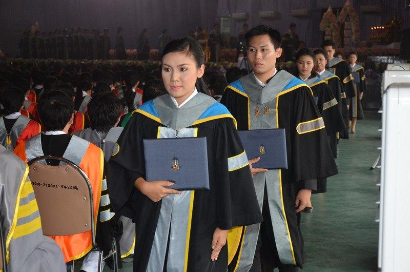 พิธีพระราชทานปริญญาบัตร มหาวิทยาลัยมหาสารคาม ประจำปี 2555