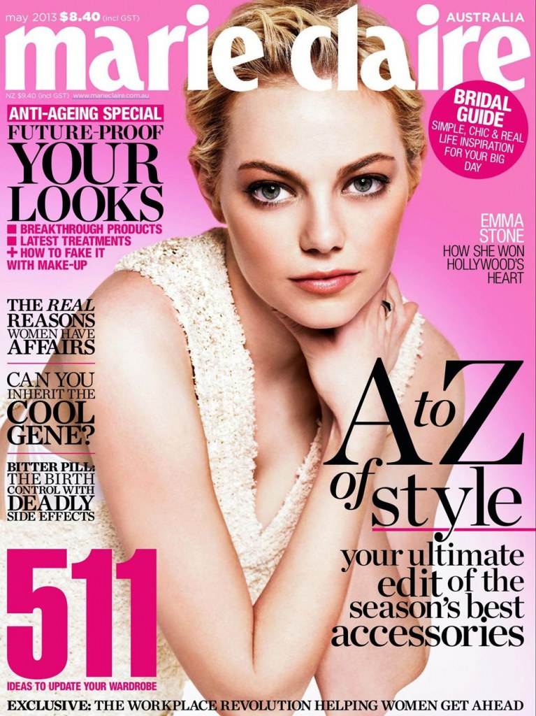 Emma Stone @ Marie Claire Australia May 2013