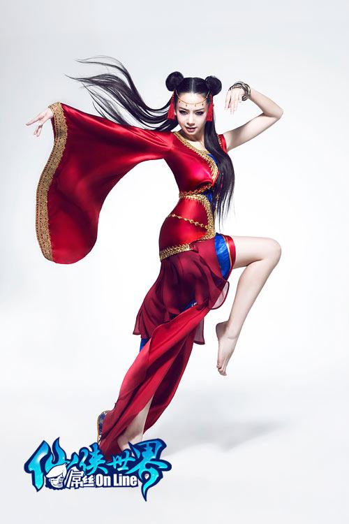 Qi Wei 戚薇 cosplay《仙侠世界》 online (2013)