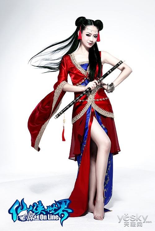 Qi Wei 戚薇 cosplay《仙侠世界》 online (2013)
