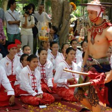 งานไหว้ครู ของคณะวิจิตรศิลป์ มช ปี2555