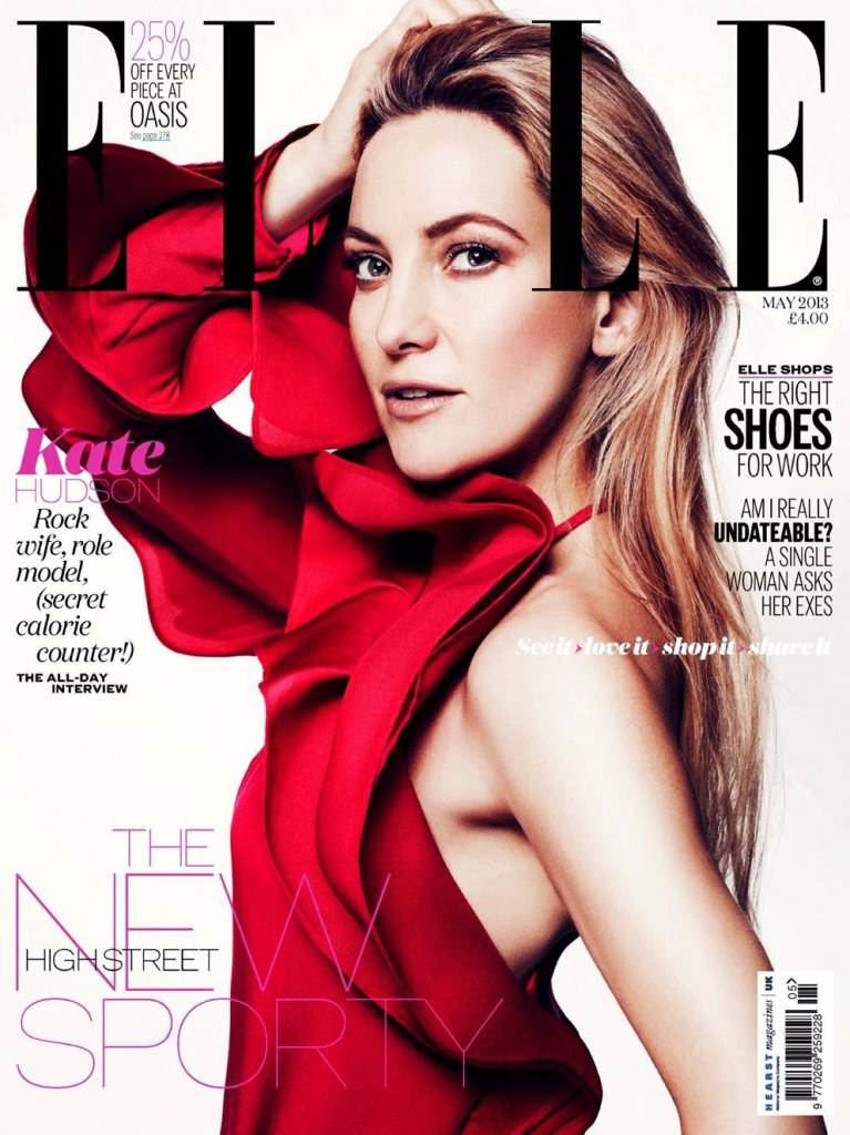Kate Hudson @ Elle UK May 2013