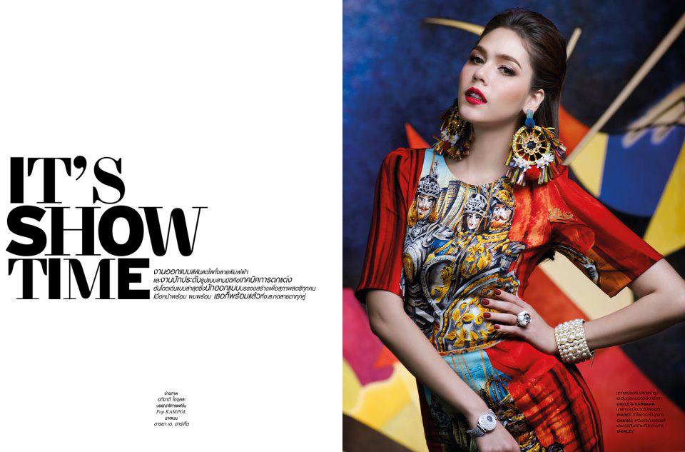 มาแล้วววว นางเอกของเมืองไทย คนแรก ที่ใด้ขื้นปก นิตยสาร ระดับโลก        L'OFFICIEL THAILAND