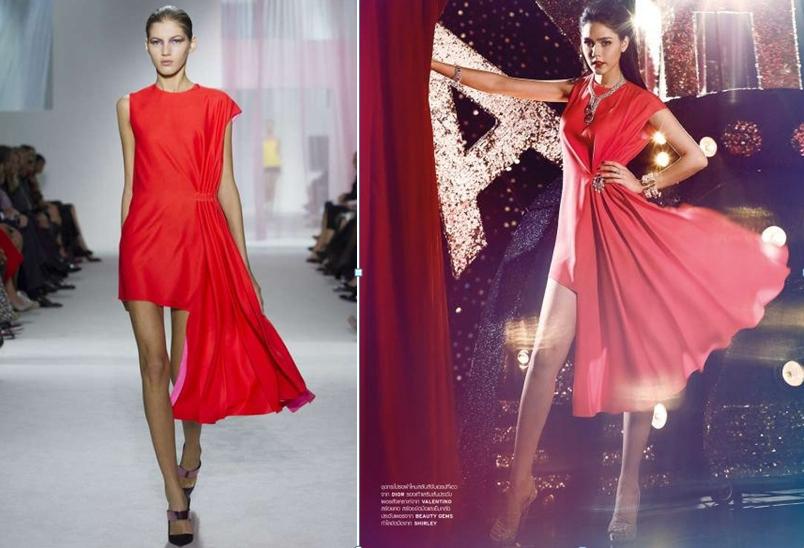 มาแล้วววว นางเอกของเมืองไทย คนแรก ที่ใด้ขื้นปก นิตยสาร ระดับโลก        L'OFFICIEL THAILAND