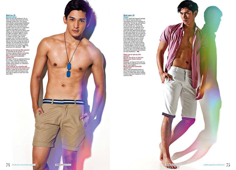 Joseph Marco & More...@ Chalk Magazine April 2013