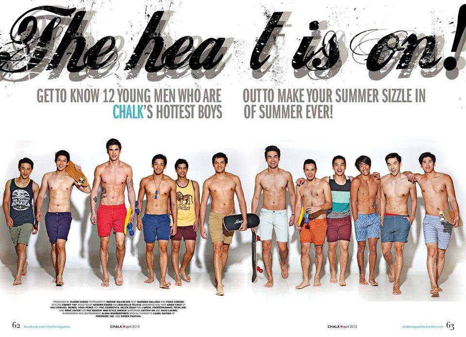 Joseph Marco & More...@ Chalk Magazine April 2013