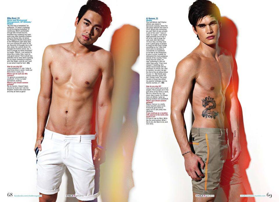 Joseph Marco & More...@ Chalk Magazine April 2013