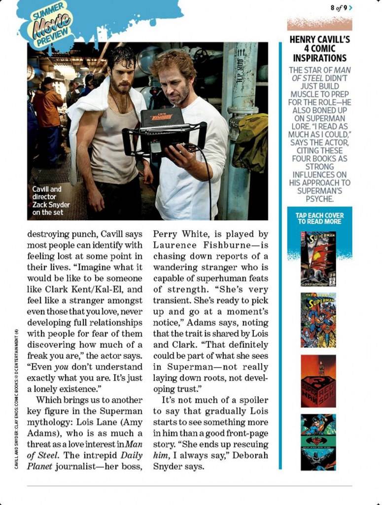 Man of Steel @ Entertainment Weekly #1255/1256 April 2013