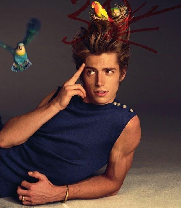 Timoth&eacute;e Bertoni @ L'Officiel Hommes Singapore S/S 2013