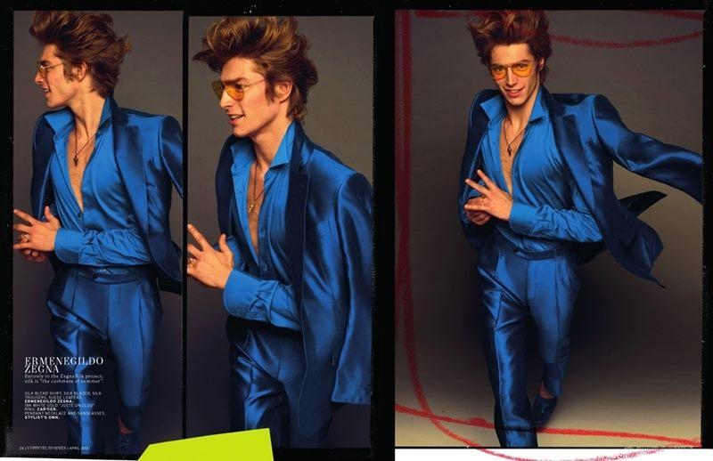 Timoth&eacute;e Bertoni @ L'Officiel Hommes Singapore S/S 2013