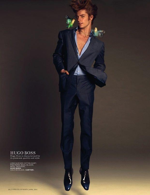 Timoth&eacute;e Bertoni @ L'Officiel Hommes Singapore S/S 2013