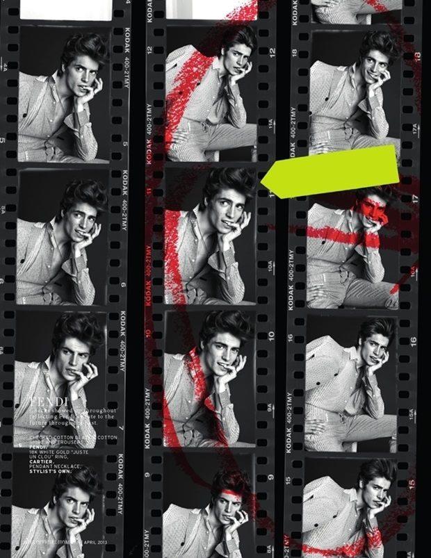 Timoth&eacute;e Bertoni @ L'Officiel Hommes Singapore S/S 2013