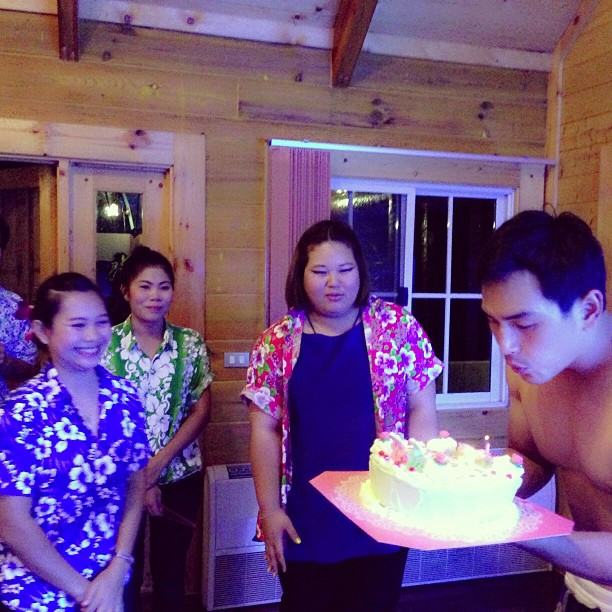 แอฟ ฉลองวันเกิด สงกรานต์ สั่งห้ามนอกใจ