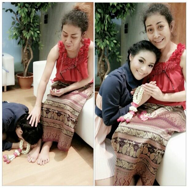 ภาพประทับใจ เหล่าดารารดน้ำดำหัวผู้ใหญ่วันสงกรานต์