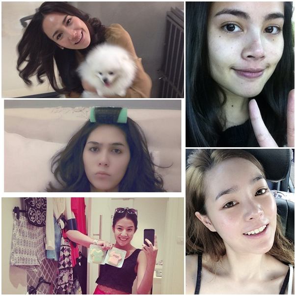 จัดเต็ม! รวมภาพดาราสาว ตอนไม่แต่งหน้า แบบชิลๆ