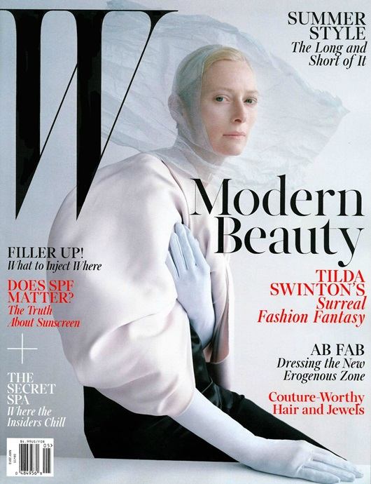 Tilda Swinton @ W Magazine May 2013
