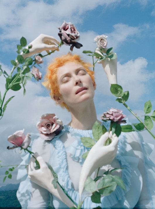 Tilda Swinton @ W Magazine May 2013