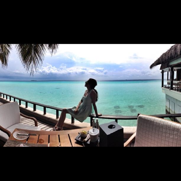 update!! sririta and friend at the maldives