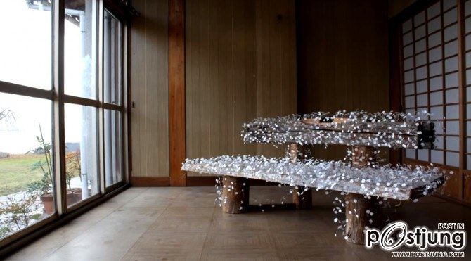 Mari Kamei cuts everyday objects into fine threads