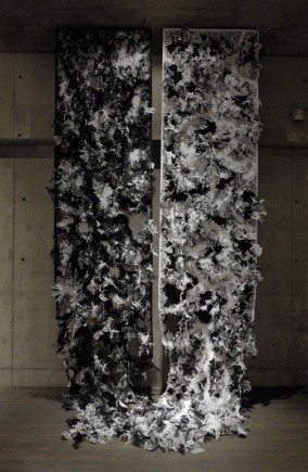 Mari Kamei cuts everyday objects into fine threads