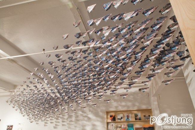 Operation A | Shusuke Ao&rsquo;s installation of 2450 paper planes