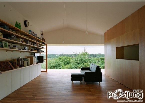 a weather-proof house on an island by Harunatsu-Archi