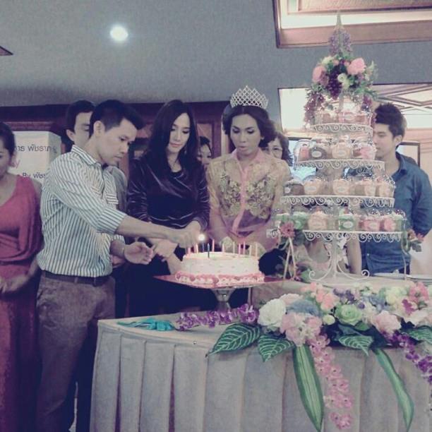 อั้ม @งานฉลองวันเกิดคุณโจม พัชราวรรธณ์ !!