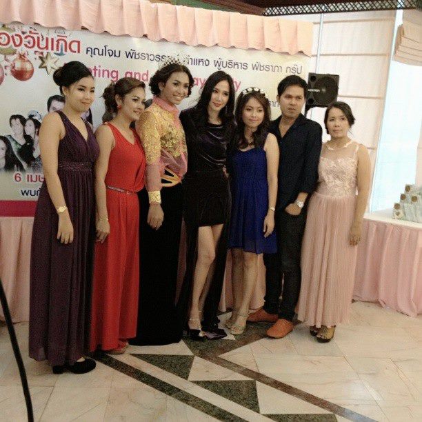 อั้ม @งานฉลองวันเกิดคุณโจม พัชราวรรธณ์ !!