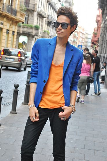 แฟชั่น ผู้ชายกับสีสดใส ในซัมเมอร์ 2013