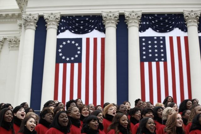 Beyonce star spangled banner 2013