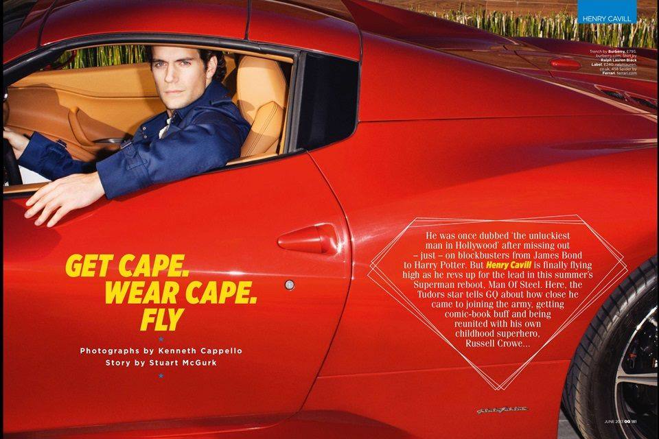 Henry Cavill @ GQ UK June 2013