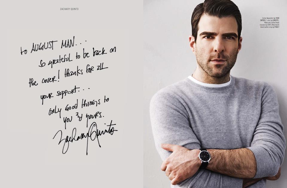 Zachary Quinto @ August Man Malaysia May 2013