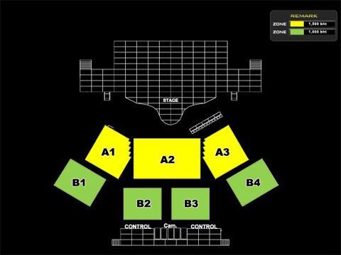ผังที่นั่งรอบชิงค่ะ เป็นแบบที่นั่งและอัฒจรรย์เชียร์นะคะ ไม่มีโต๊ะจีนแต่อย่างใด คุณแดงจัดเต็มค่ะ