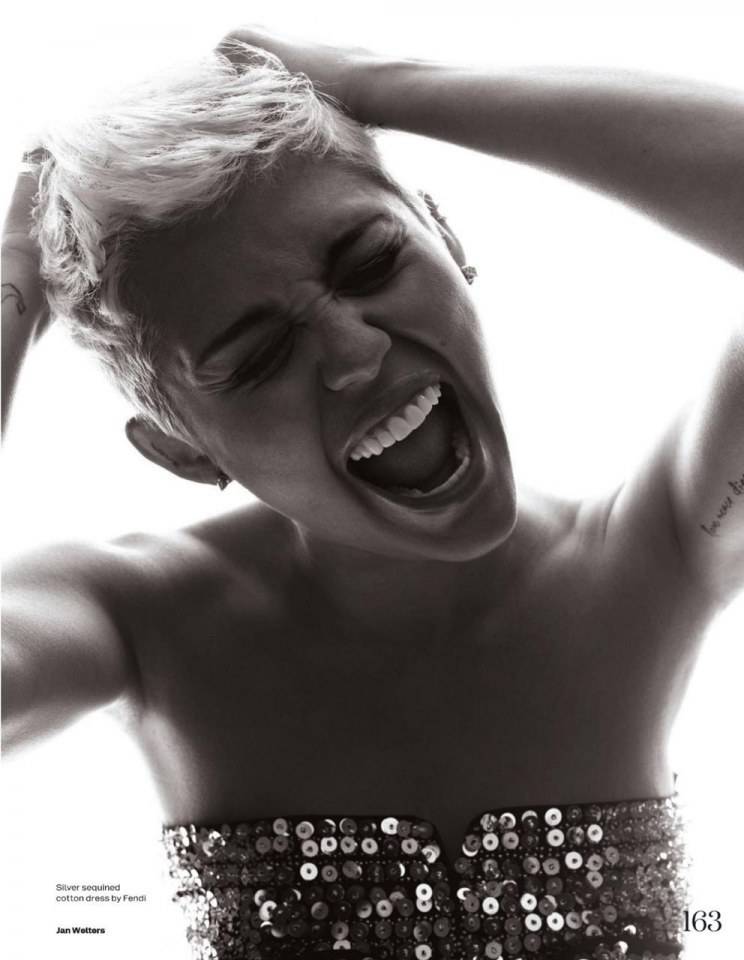 Miley Cyrus @ Elle UK June 2013
