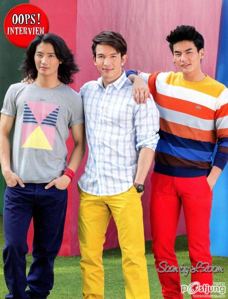 เป้-อารักษ์ / อั้ม-อธิชาติ / ฮั่น-อิสริยะ @ OOPS! vol.9 no.204 April 2013