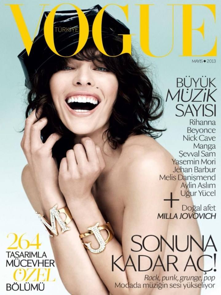 Milla Jovovich @ Vogue Turkey May 2013