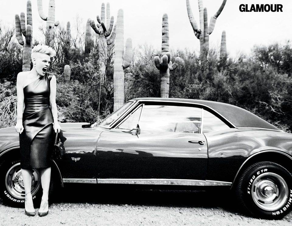 Pink @ Glamour US June 2013