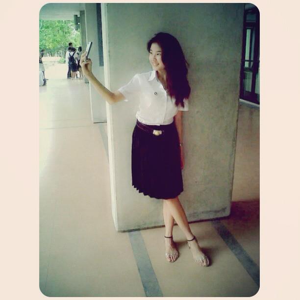 น้ำฝน ธนพัฒน์พิศาล ขาว หมวย หุ่นดี ตัวเล็ก