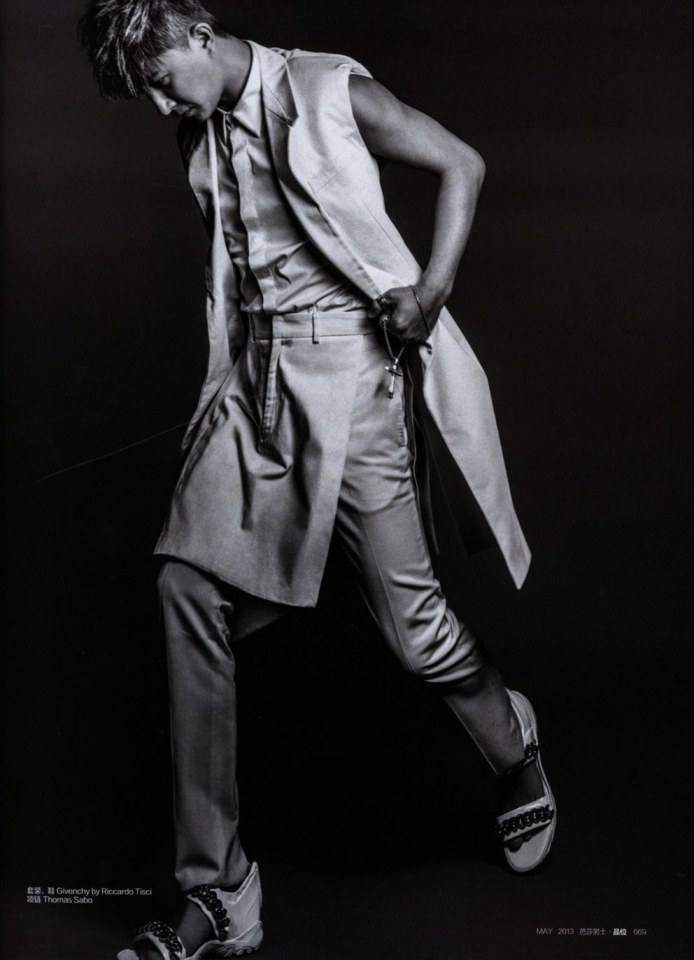 HanGeng @ Harper's Bazaar Men's Style Magazine May 2013