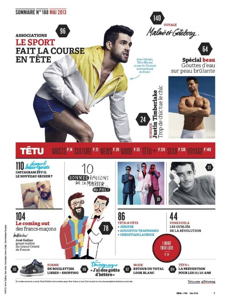 Têtu Magazine no.188 May 2013